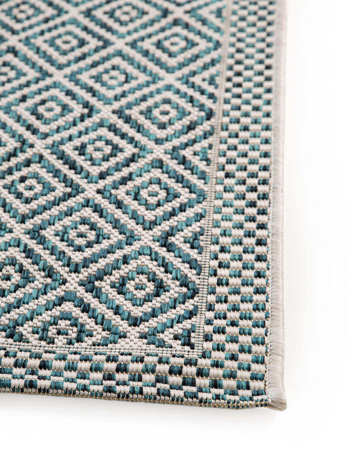 OUTDOORTEPPICH Cleo Blau 120x170 cm - Blau, Textil (120/170cm) - benuta Nest