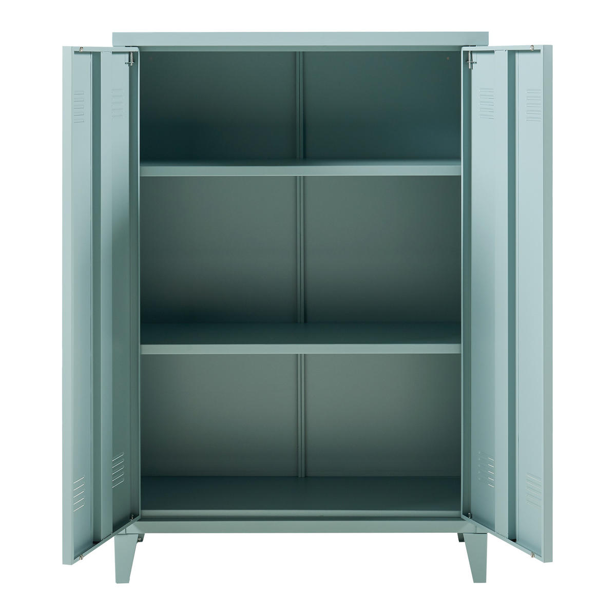 METALLSCHRANK Oripää - Blau, Metall (75/110/33cm) - [en.casa]
