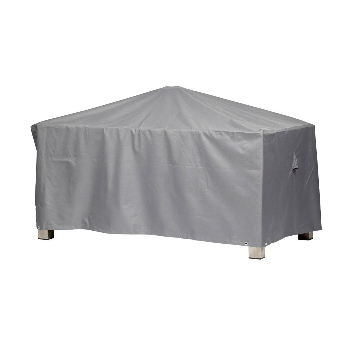 SCHUTZHÜLLE für Gartentisch Rechteckig SHP-20051 - Grau, Kunststoff (185/71/105cm) - mehr Garten