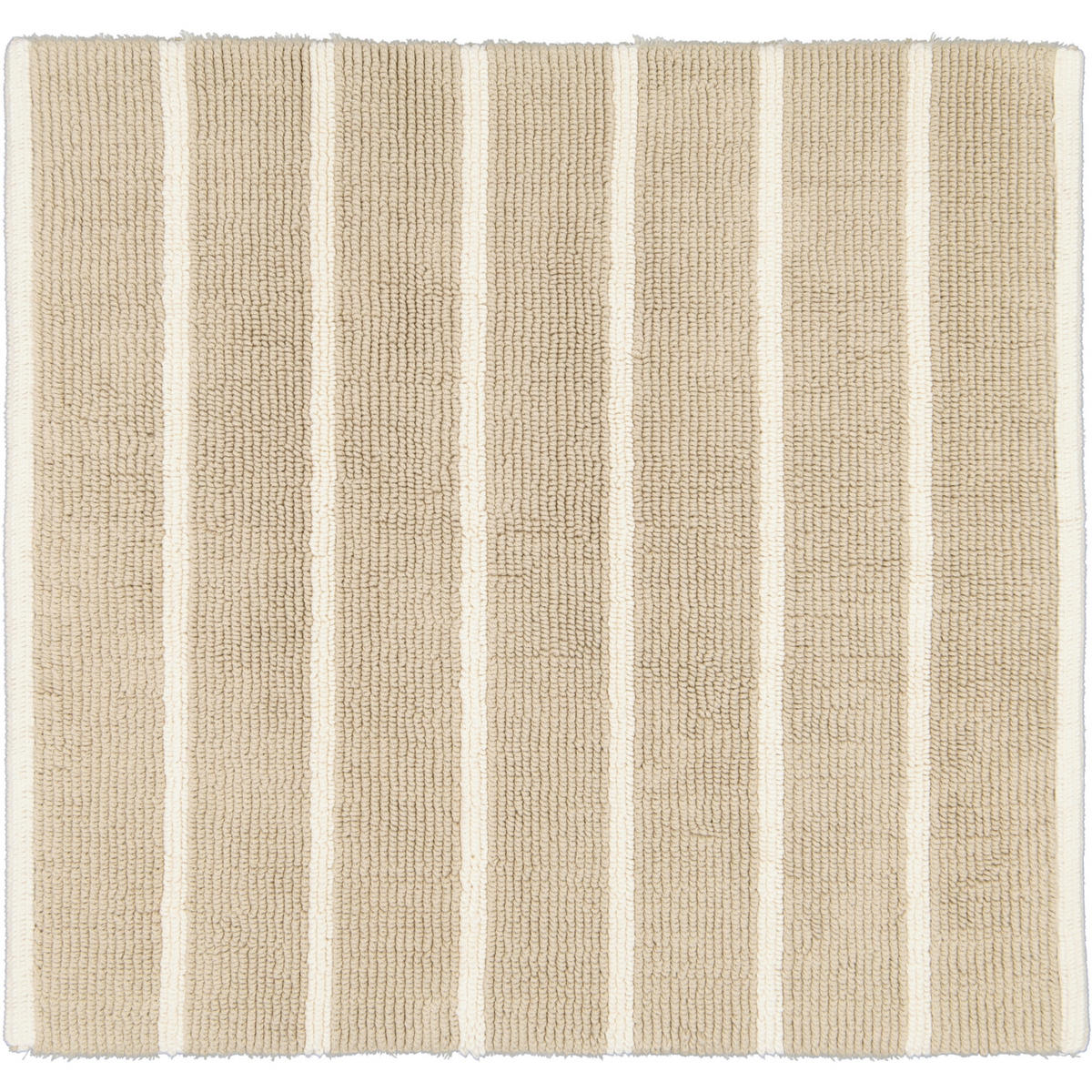 BADTEPPICHE BALANCE STREIFEN 1008 NATUR - 33 - Beige, Textil (60/60cm) - Cawoe