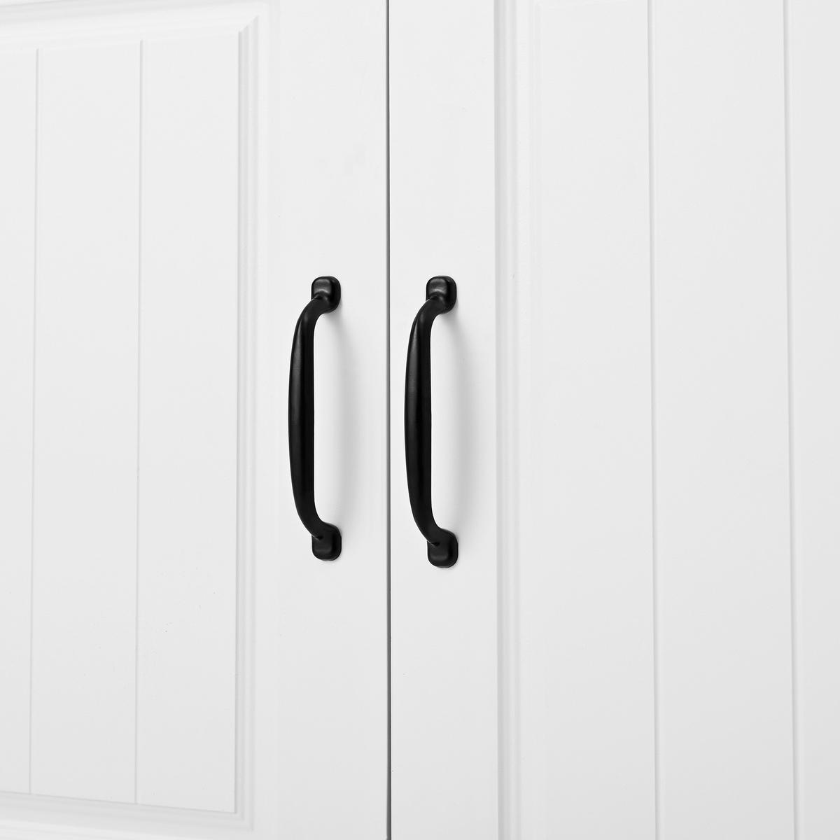 SCHUHSCHRANK Modern mit verstellbaren Regalen Weiß 75x36x95.5cm - Weiß, Holzwerkstoff (36/95.5/75cm) - FLIEKS