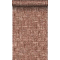 TAPETE Leinen-Optik 50 x 900 cm - Braun, Papier (50/900cm) - Origin Wallcoverings
