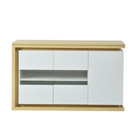 SIDEBOARD Weiß 140/40/84 cm - Weiß, Holzwerkstoff (140/84/40cm) - PANGIVO