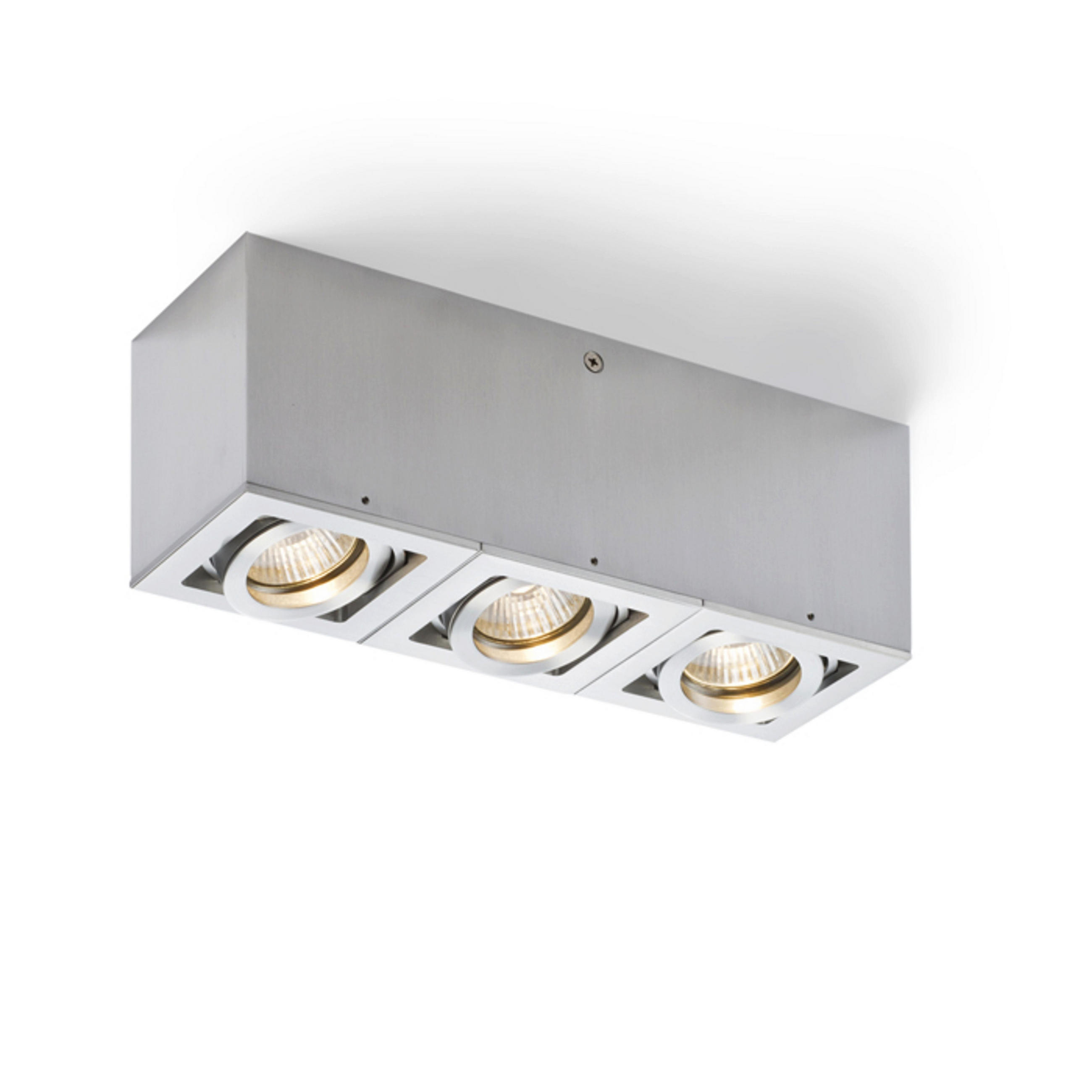 LEUCHTE BERIT III Aluminium - Silberfarben, Metall (30/30/20cm) - Rendl