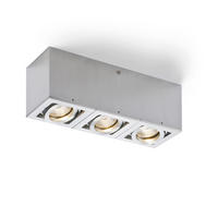 LEUCHTE BERIT III Aluminium - Silberfarben, Metall (30/30/20cm) - Rendl