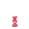 KERZENHALTER Itinga Rot Ø9,5/15,5 cm - Rot, Glas (9.5/15.5/9.5cm) - Light & Living