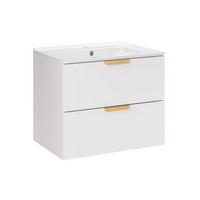 WASCHTISCH 61cm Oria Weiß - Weiß, Holzwerkstoff (61/50/46cm) - Petits-meubles