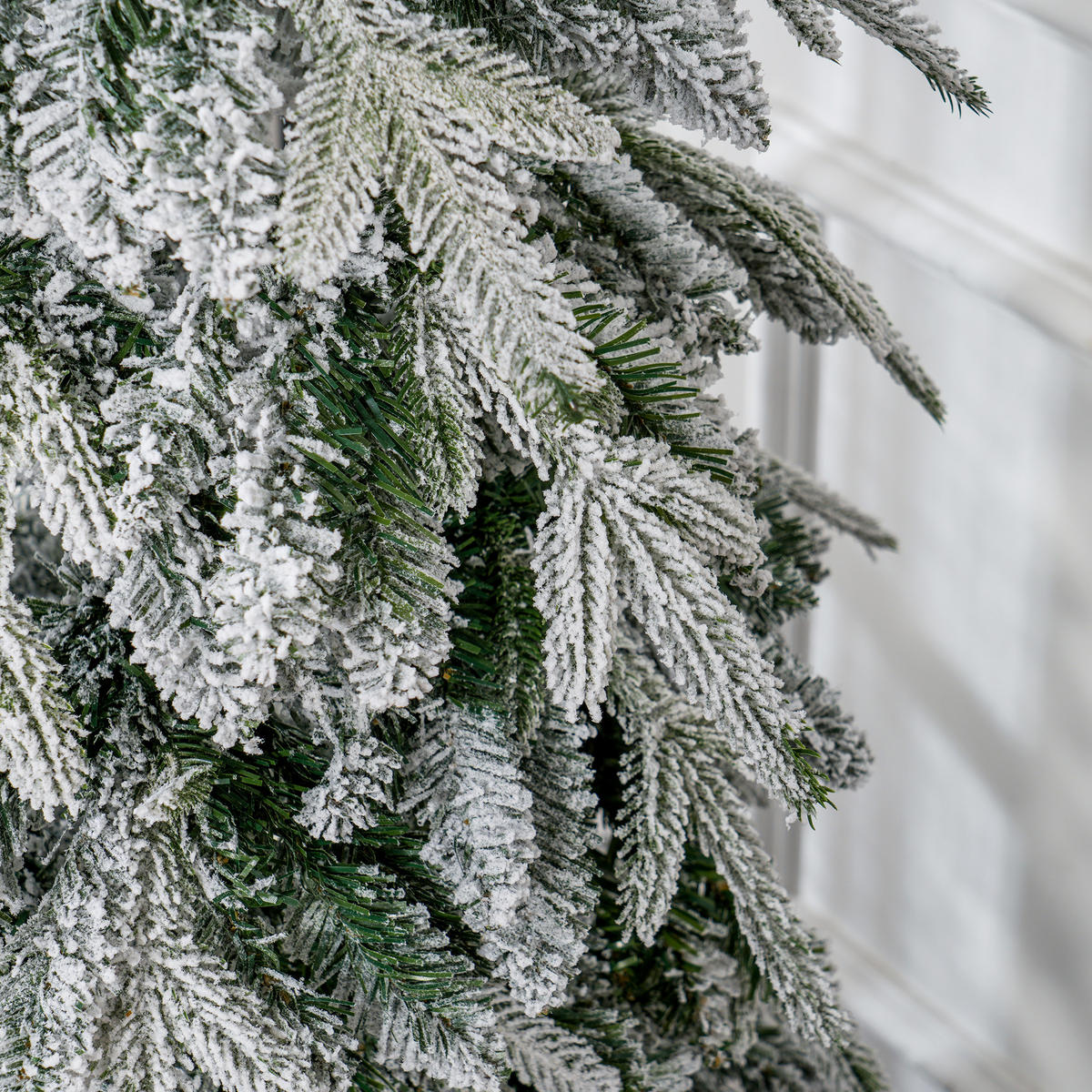WEIHNACHTSBAUM DE-41592 180 cm, 600 Zweige, Kunstschnee Grün - Grün, Kunststoff (180cm) - ComfortXL