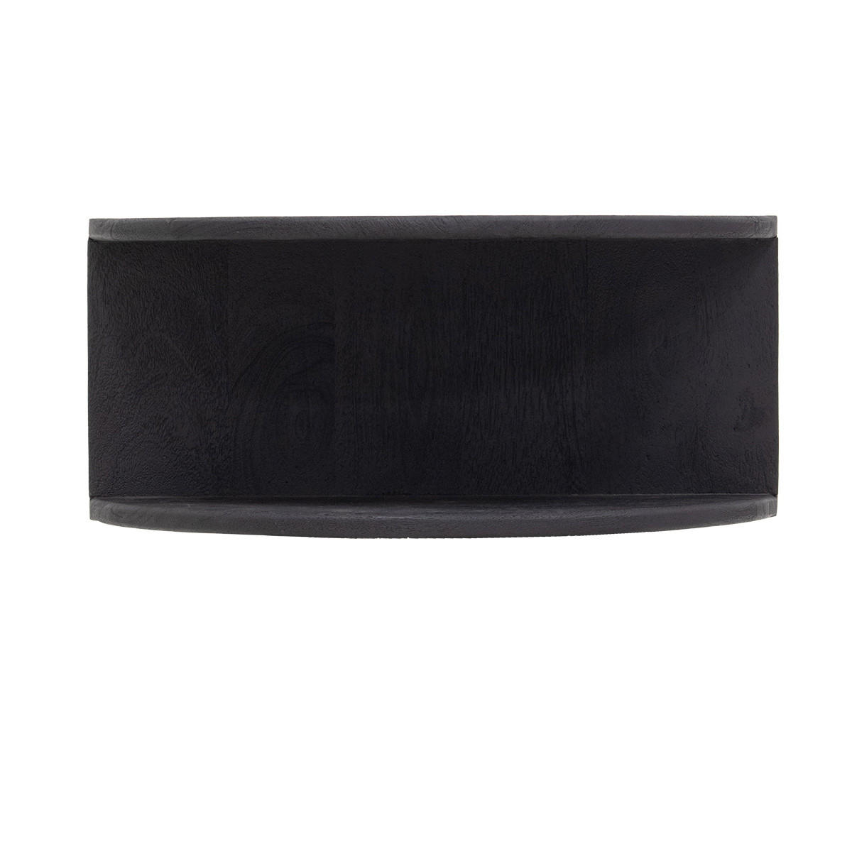 NACHTTISCH schwebend aus Mangoholz 45x28x22cm, schwarz - Schwarz, Holz (45/22/28cm) - Giga Meubel