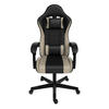 GAMINGSTUHL HyperSeat schwarz/beige - Beige/Schwarz, Kunststoff (63/131/121cm) - Juskys