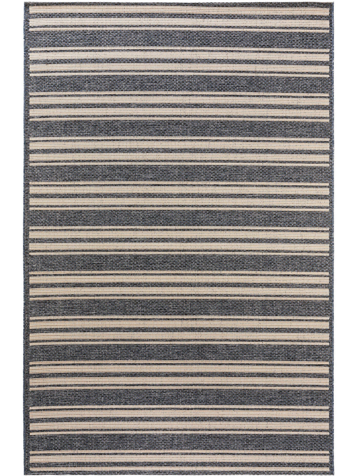 Outdoorteppich River Beige/Blau 100x150 cm - Beige, Textil (100/150cm) - benuta Nest
