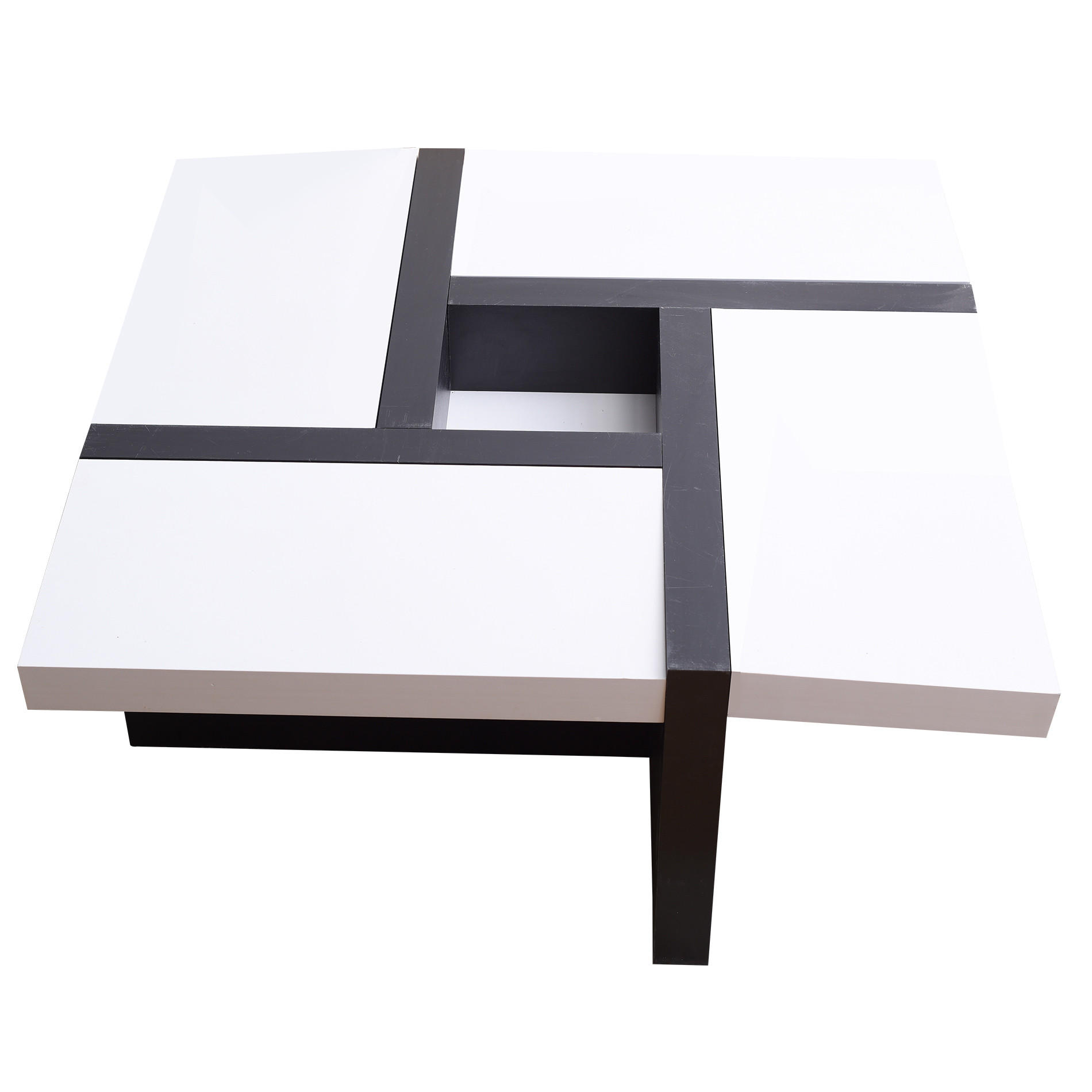 WOHNZIMMERTISCH Weiß 80/80/35 cm - Weiß, Holzwerkstoff (80/80/35cm) - Mobili Rebecca