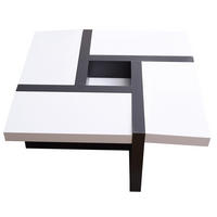 WOHNZIMMERTISCH Weiß 80/80/35 cm - Weiß, Holzwerkstoff (80/80/35cm) - Mobili Rebecca