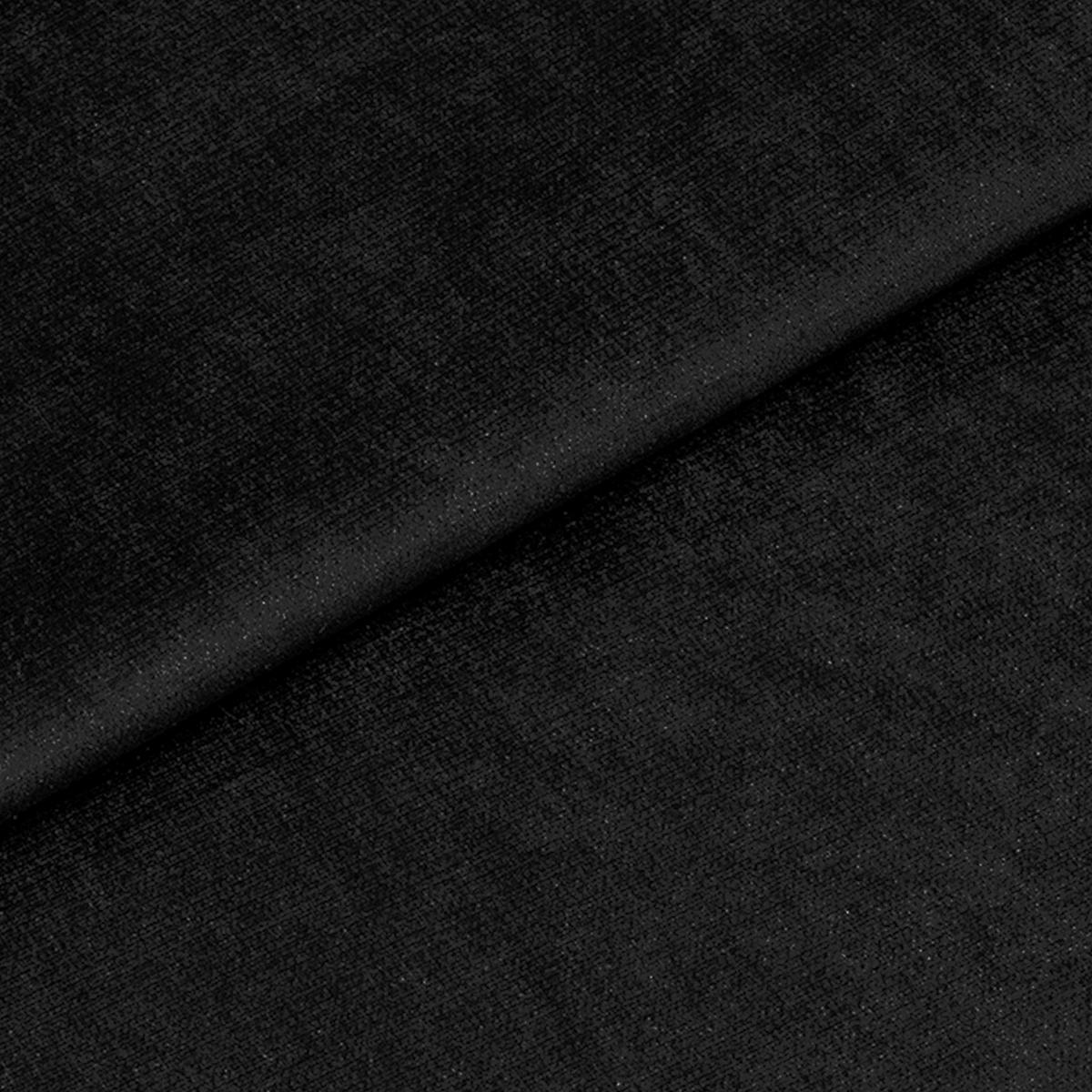 ECKSOFA Universelle L Form Elif Schwarz 220/140/85 cm stilvolle mit Schlaffunktion - Silberfarben/Schwarz, Kunststoff/Textil (220/140cm) - AX Living