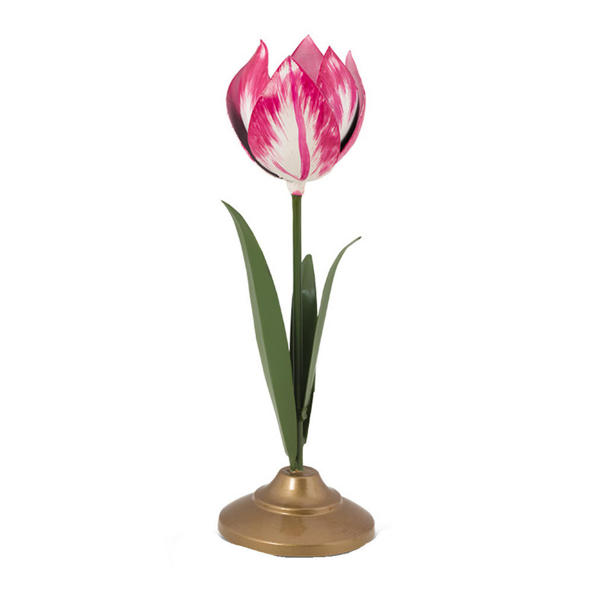 KERZENHALTER 2er-Set Tulpe s metal rosa - Rosa, Metall (8.5/26/8.5cm) - Pip Studio
