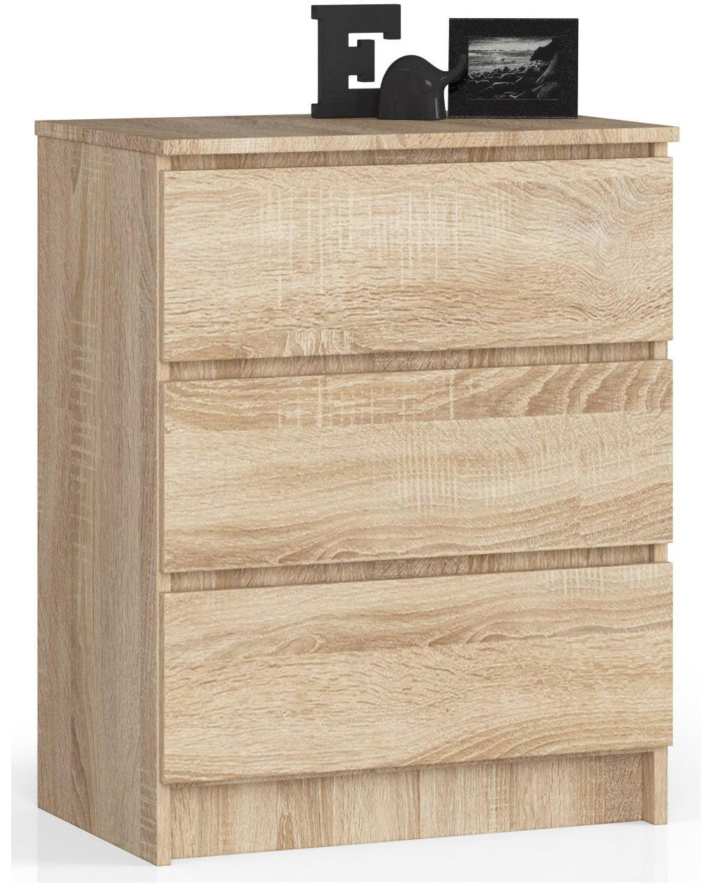 KOMMODE Eiche Sonoma 77/60/40 - Sonoma Eiche, Holzwerkstoff (60/77/40cm) - RAUMHIRSCH FURNITURE