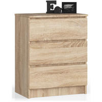 KOMMODE Eiche Sonoma 77/60/40 - Sonoma Eiche, Holzwerkstoff (60/77/40cm) - RAUMHIRSCH FURNITURE