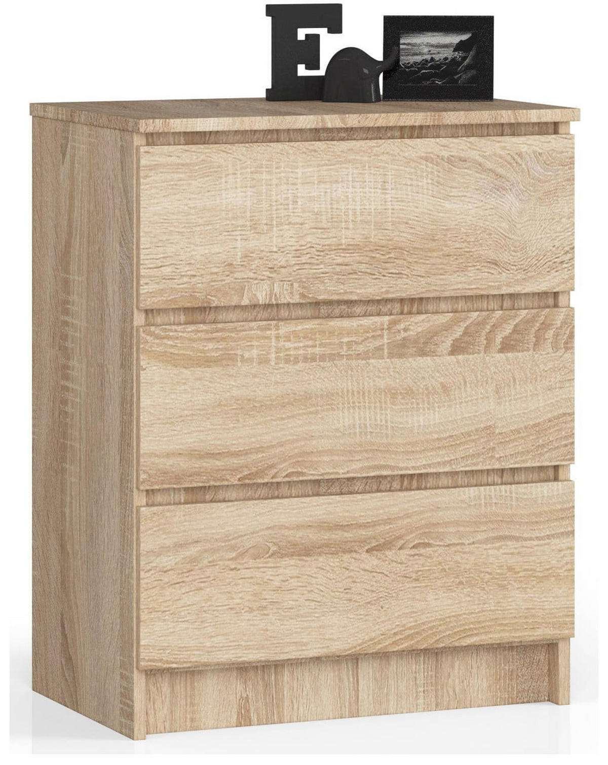 KOMMODE Eiche Sonoma 77/60/40 - Sonoma Eiche, Holzwerkstoff (60/77/40cm) - RAUMHIRSCH FURNITURE