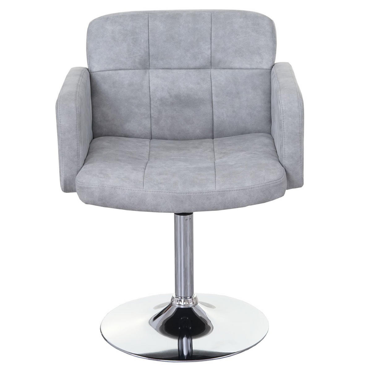 ESSZIMMERSTUHL Grau 6er-Set - Grau, Textil (60/80/55cm) - MCW