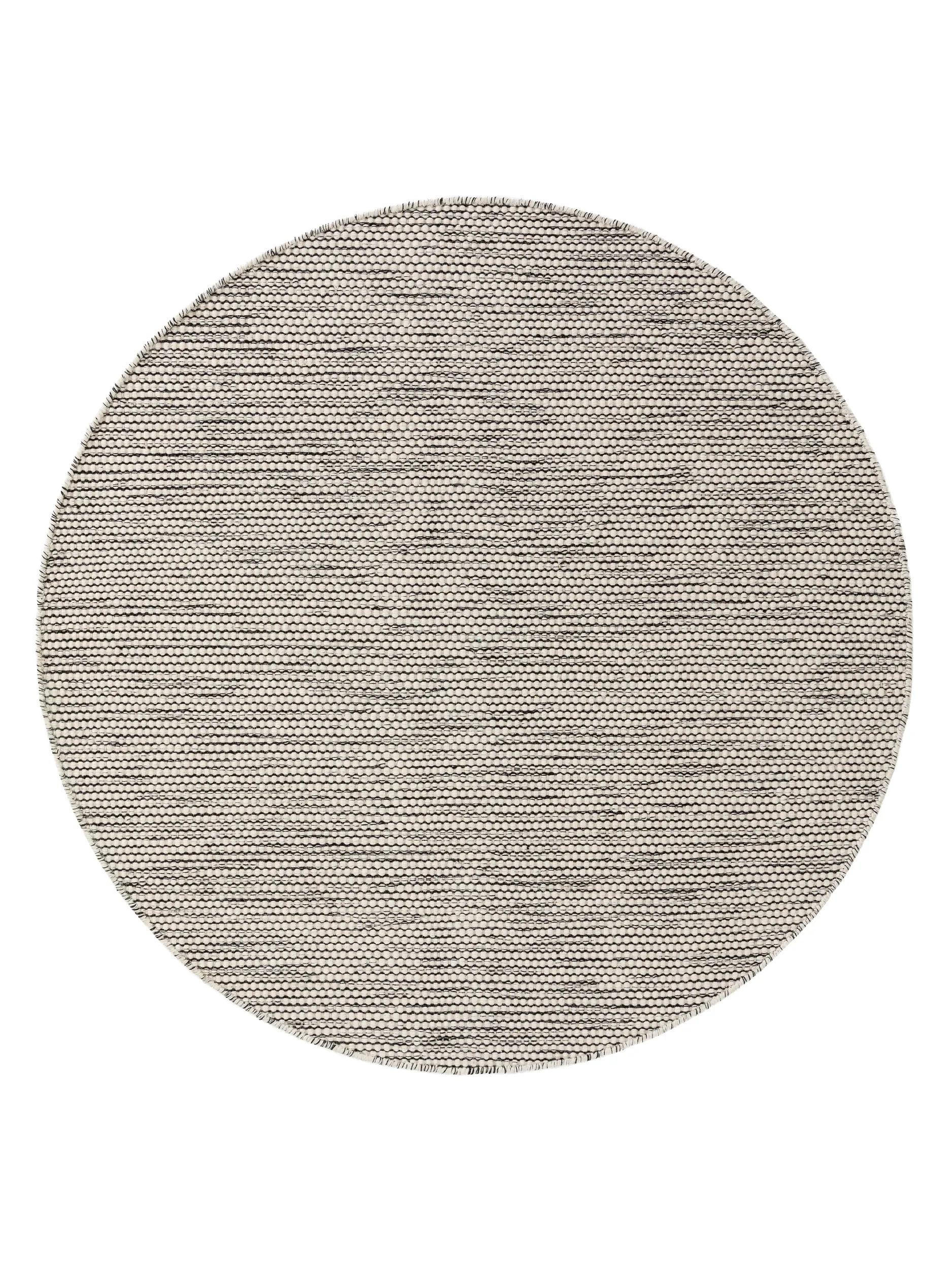 VLNENÝ koberec Rocco Béžová/Čierna ø 250 cm okrúhly - béžová, textil/prírodné materiály (250/250cm) - benuta Pure