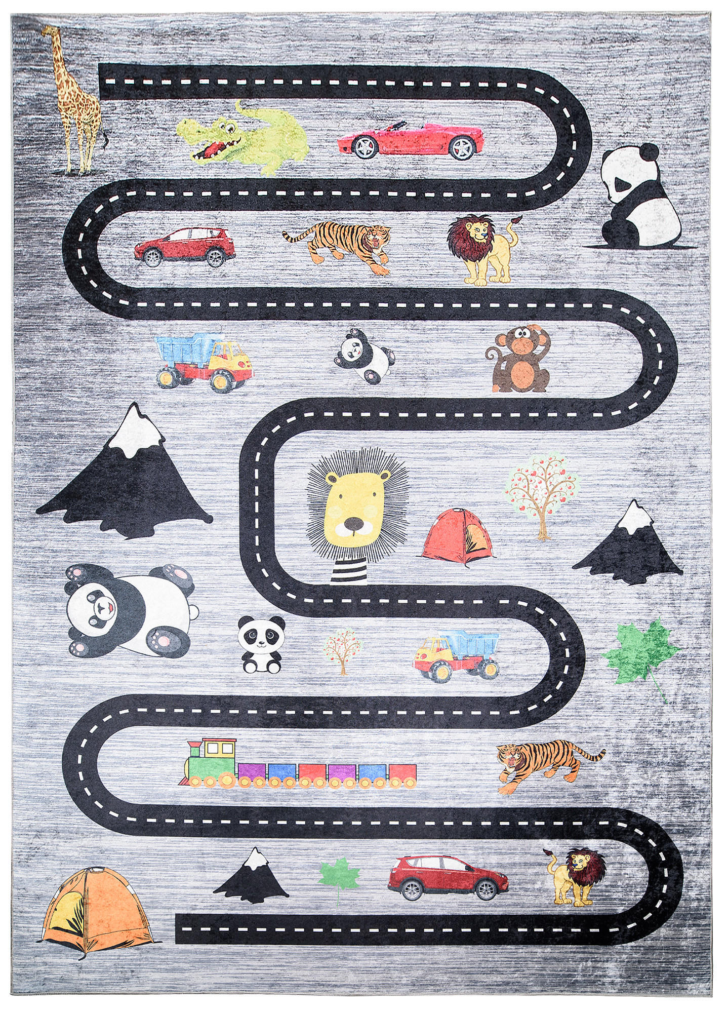 Tapiso Teppich Grau 160x230 cm