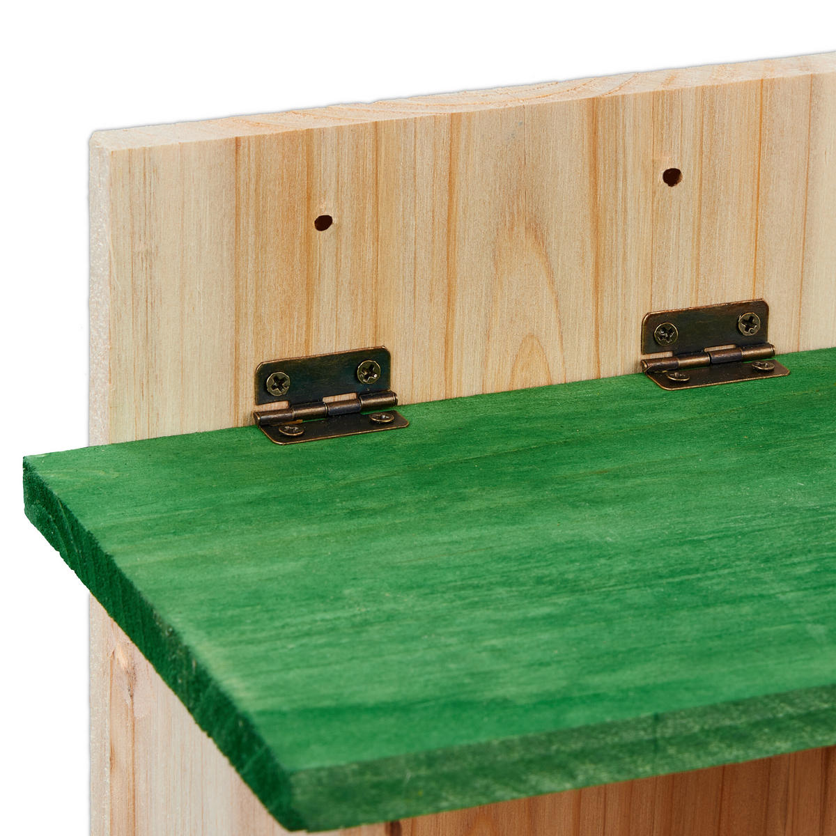 EICHHÖRNCHENFUTTERHAUS - Hellbraun, Holz/Kunststoff (28/27/23cm) - Relaxdays