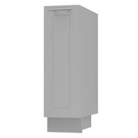 UNTERSCHRANK Bari D1D/20 Grau / RAL 7040 fenstergrau 20 / 50 / 82cm - Grau, Holz/Holzwerkstoff (20/82/50cm) - Feldmann-Wohnen