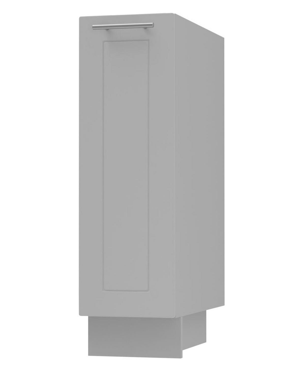 UNTERSCHRANK Bari D1D/20 Grau / RAL 7040 fenstergrau 20 / 50 / 82cm - Grau, Holz/Holzwerkstoff (20/82/50cm) - Feldmann-Wohnen