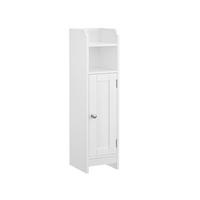 BADSCHRANK TOILETTENSCHRANK - Weiß, Holzwerkstoff (20/80/18cm) - Hansiro