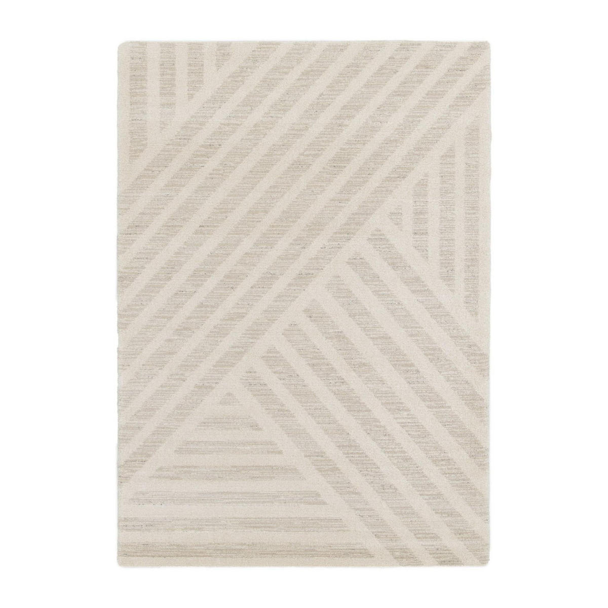 TEPPICH ultraweich skandinavischer Stil beige - Beige, Textil (120/170cm) - AFK Living