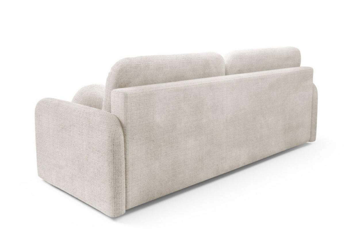 SOFA Cremona 14 KUBI Ausziehbar Mit Bequemem Sitz - Beige, Textil (218/90/88cm) - Sepro Meble