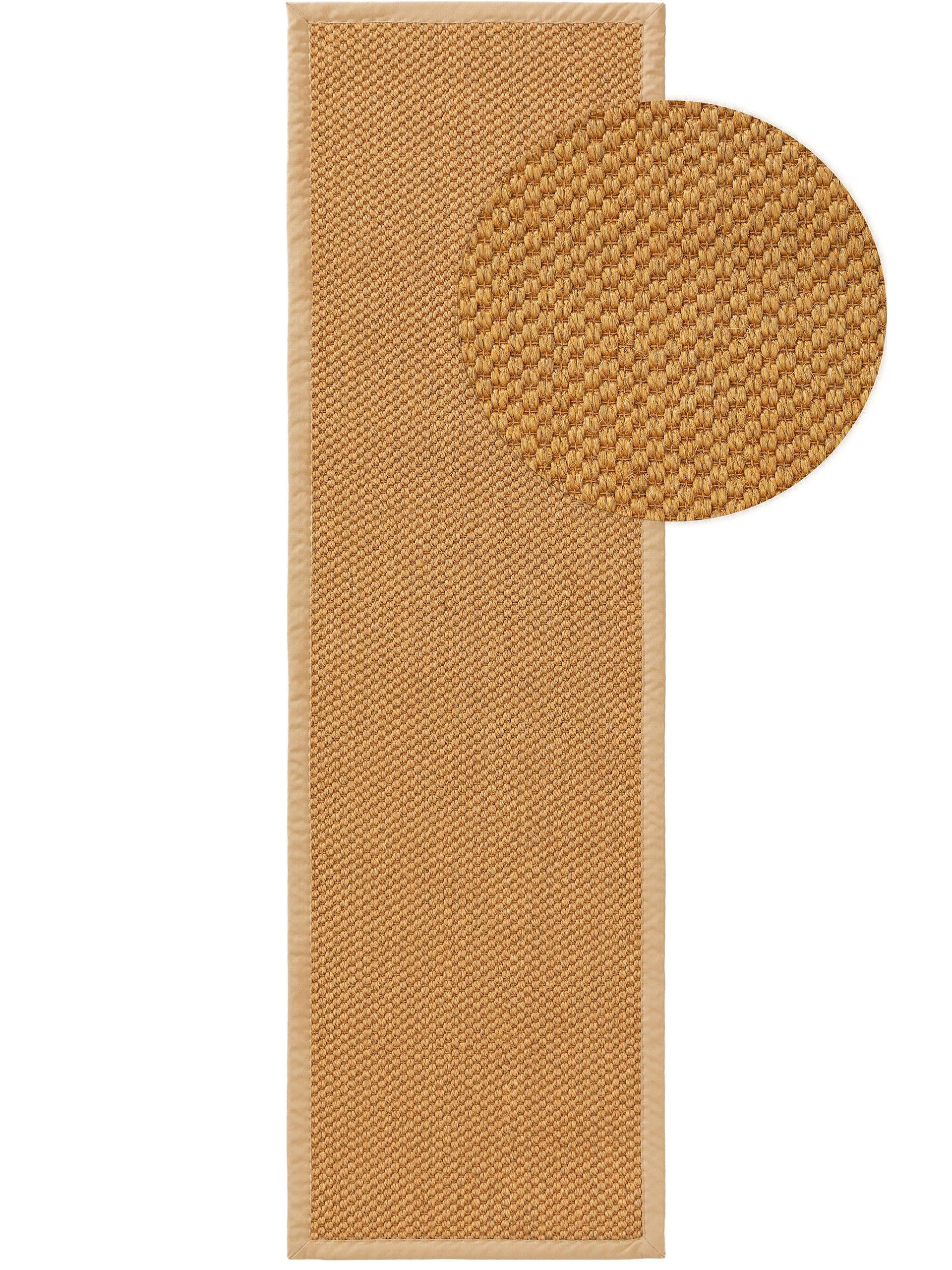 SISALTEPPICH Greta Beige 70x240 cm - Beige, Textil (70/240cm) - benuta Pure