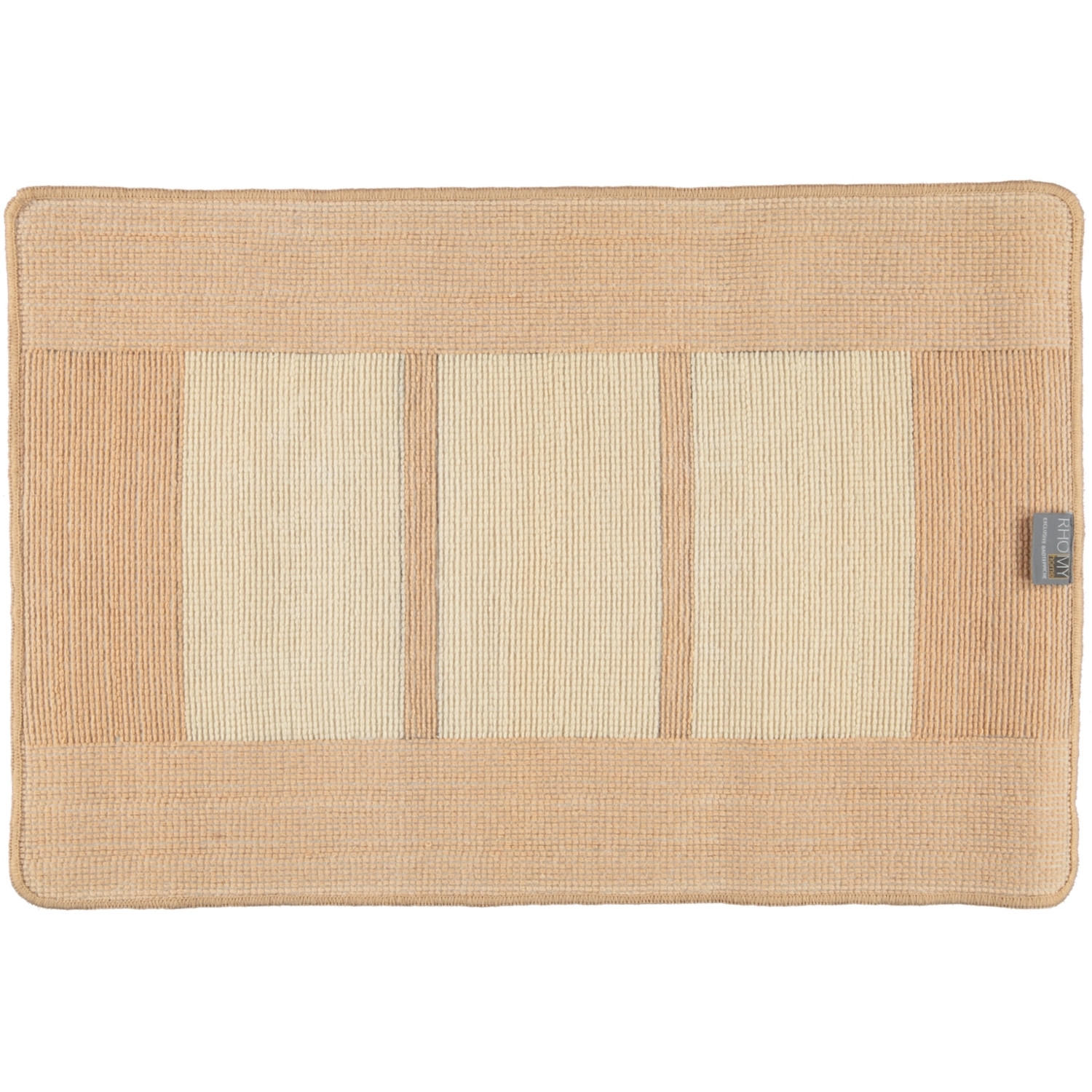 BADTEPPICH LIBERTY BEIGE-WEISS - 410 - Beige, Textil (60/90cm) - Rhomtuft