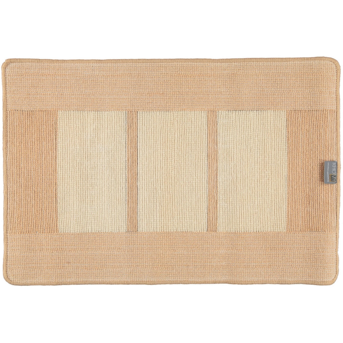 BADTEPPICH LIBERTY BEIGE-WEISS - 410 - Beige, Textil (60/90cm) - Rhomtuft