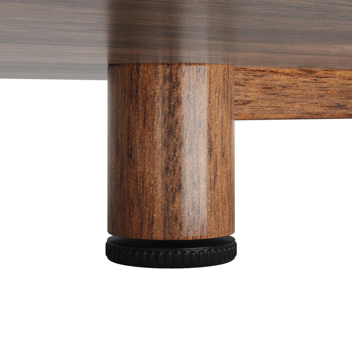 HOCHSCHRANK mit LED 140x40x185 cm MDF Glas Walnut Brown - Braun, Glas (40/185/140cm) - Meubliv