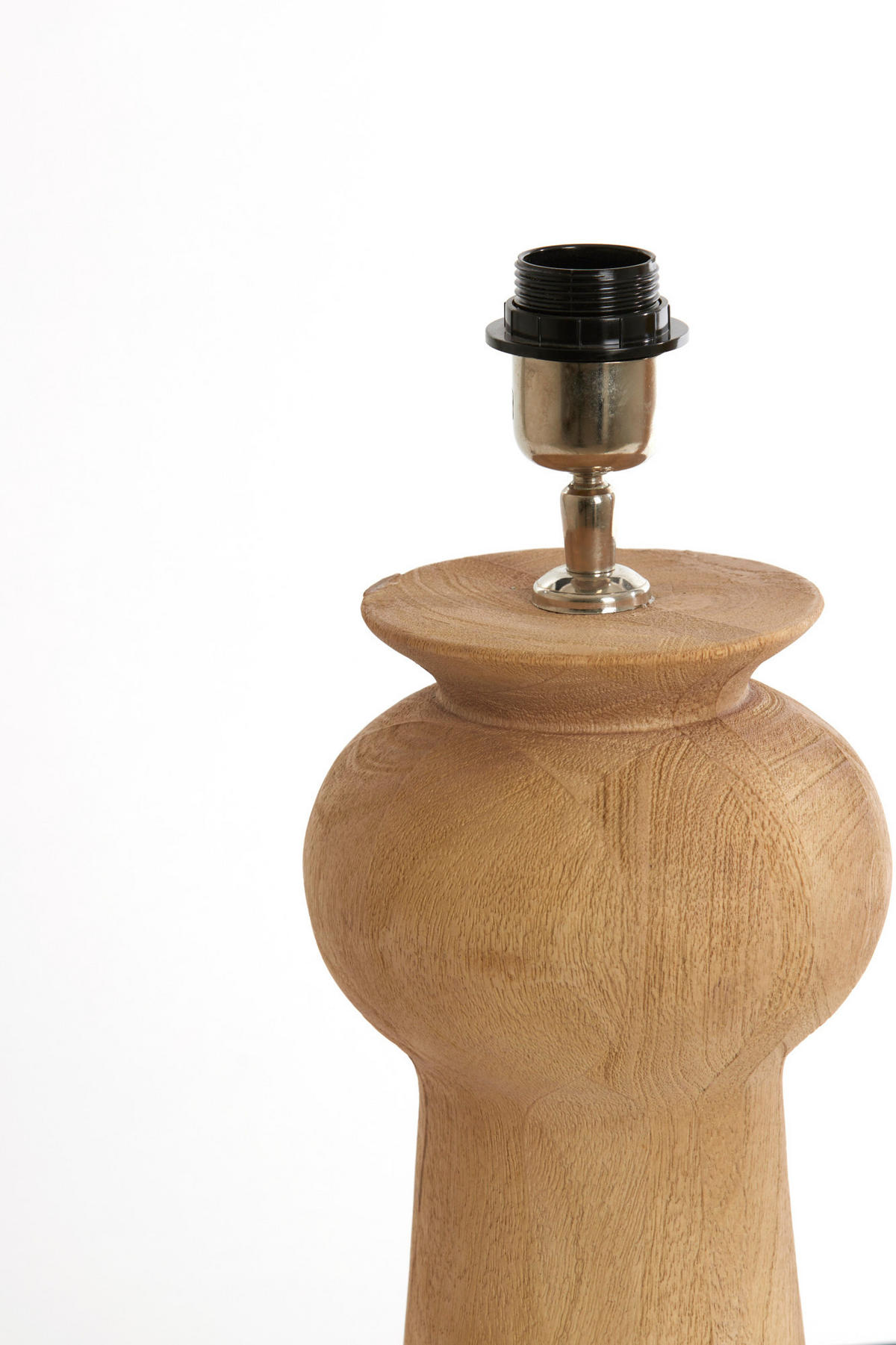 LAMPENFUSS Baglio Braun Ø17/35 cm - Braun, Holz (17/17/35cm) - Light & Living