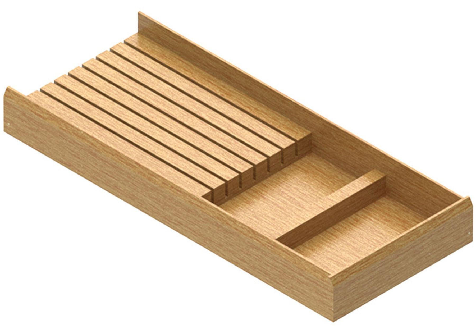 Livingpoint24 Messerblock Eiche 20x5x47 cm
