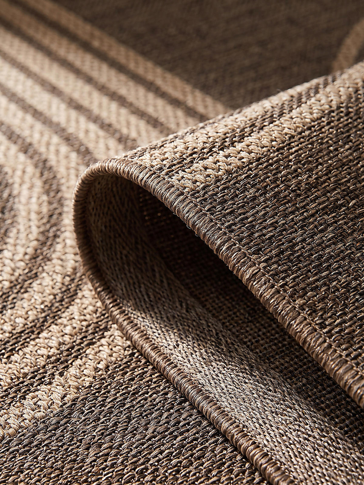 TEPPICHLÄUFER Geometrisch CORDEV Polypropylen Natur 60 x 90 cm - Beige, Textil (60/90cm) - KADIMA DESIGN