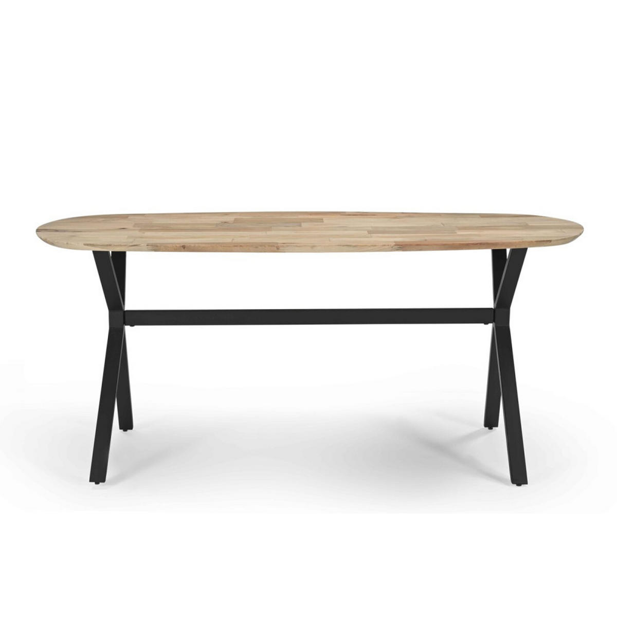 ESSTISCH aus Mangoholz 180cm, natürlich - Braun, Holz (180/90/76cm) - Giga Meubel