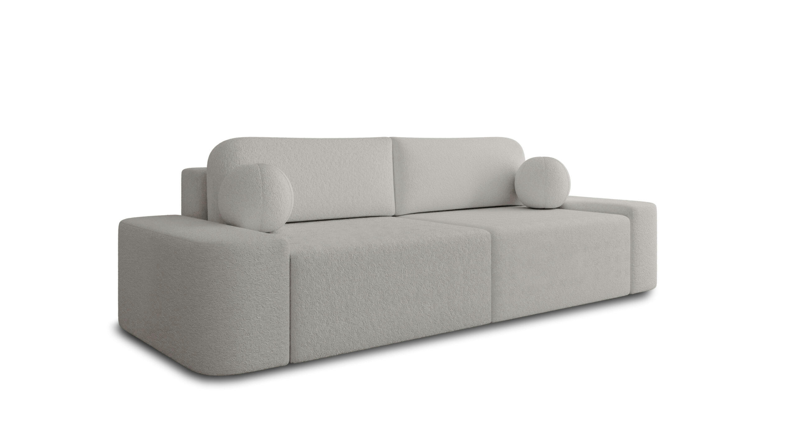 SOFA Lisbon - Grau (Arena 15) - Grau, Holzwerkstoff (268/85/110cm)