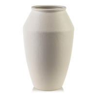 VASE Manon 15/9/26cm Polyresin - Beige, Kunststoff (27cm) - Mondex