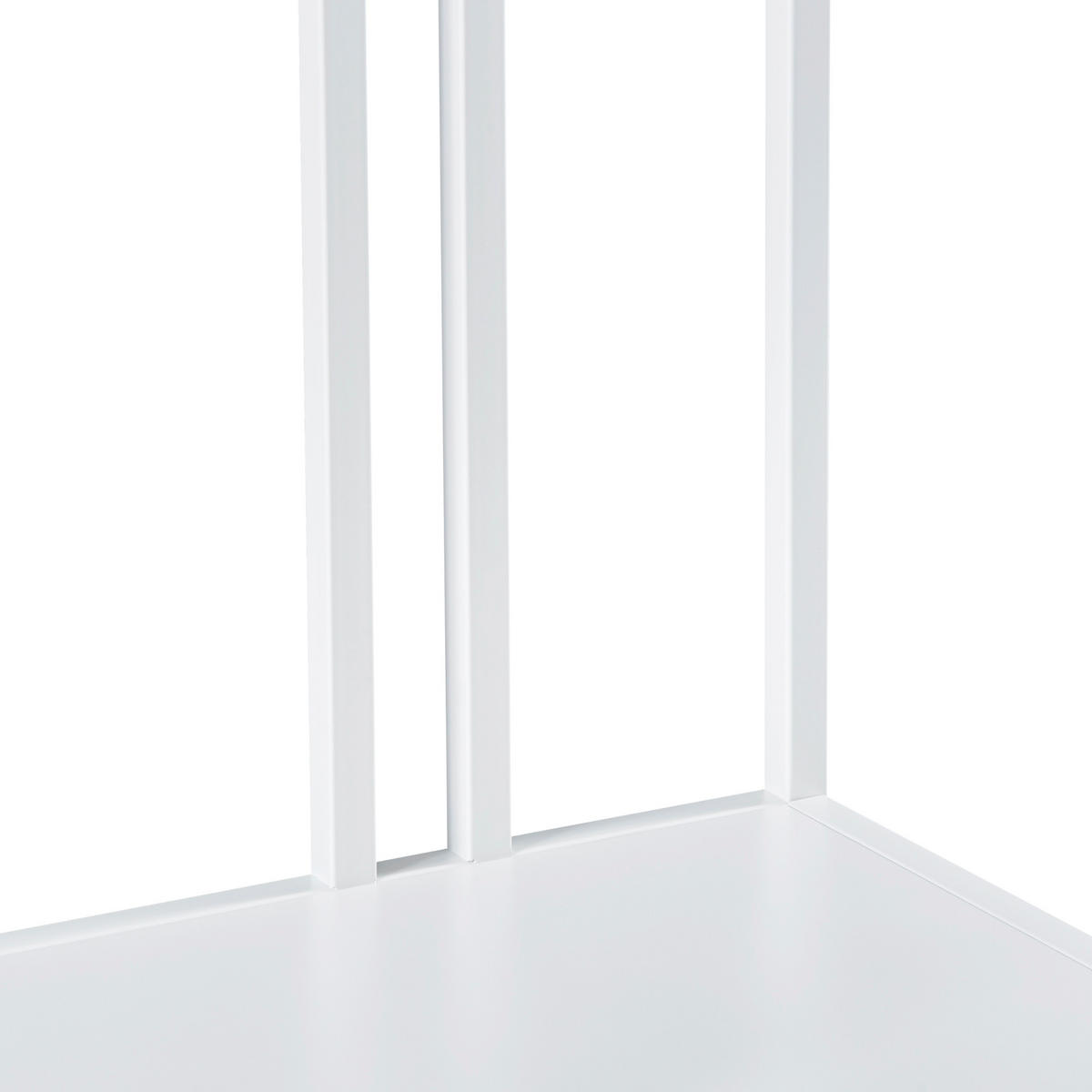 KONSOLENTISCH Kumlinge - Weiß, Metall (30/55/85cm) - [en.casa]