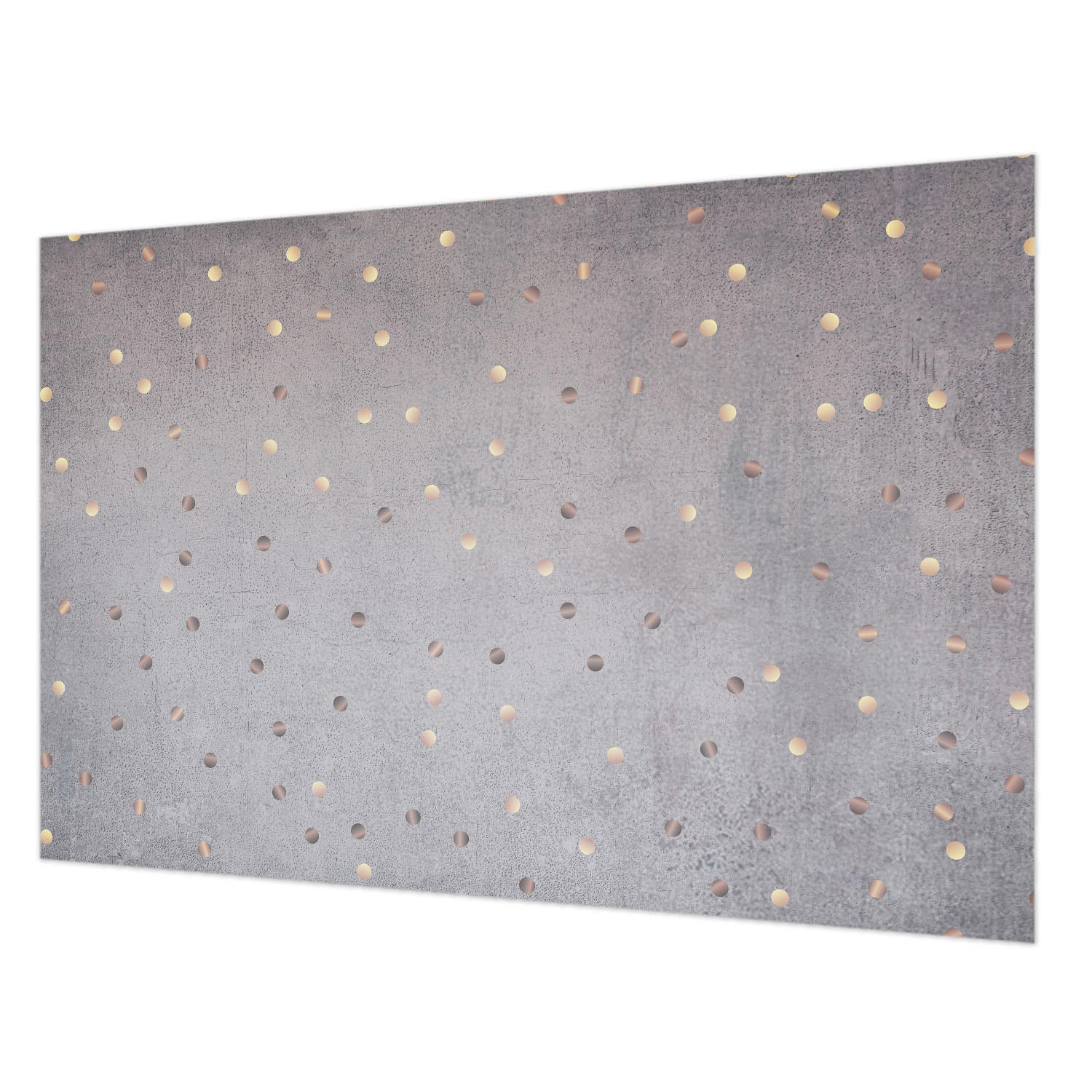 FOTOTAPETE 104x70 cm - Symmetrische Punkte - Grau, Textil (104/70cm) - Wallfluent