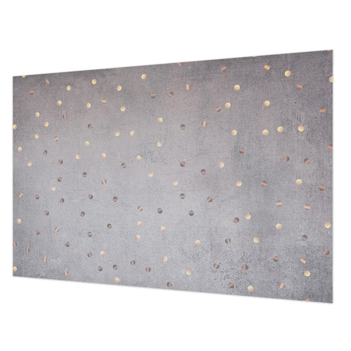 FOTOTAPETE 104x70 cm - Symmetrische Punkte - Grau, Textil (104/70cm) - Wallfluent