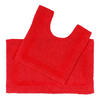 BADGARNITUR 2-teilig, Badematte & WC-Vorleger, wendbar - Rot, Textil (50/80cm) - Homescapes