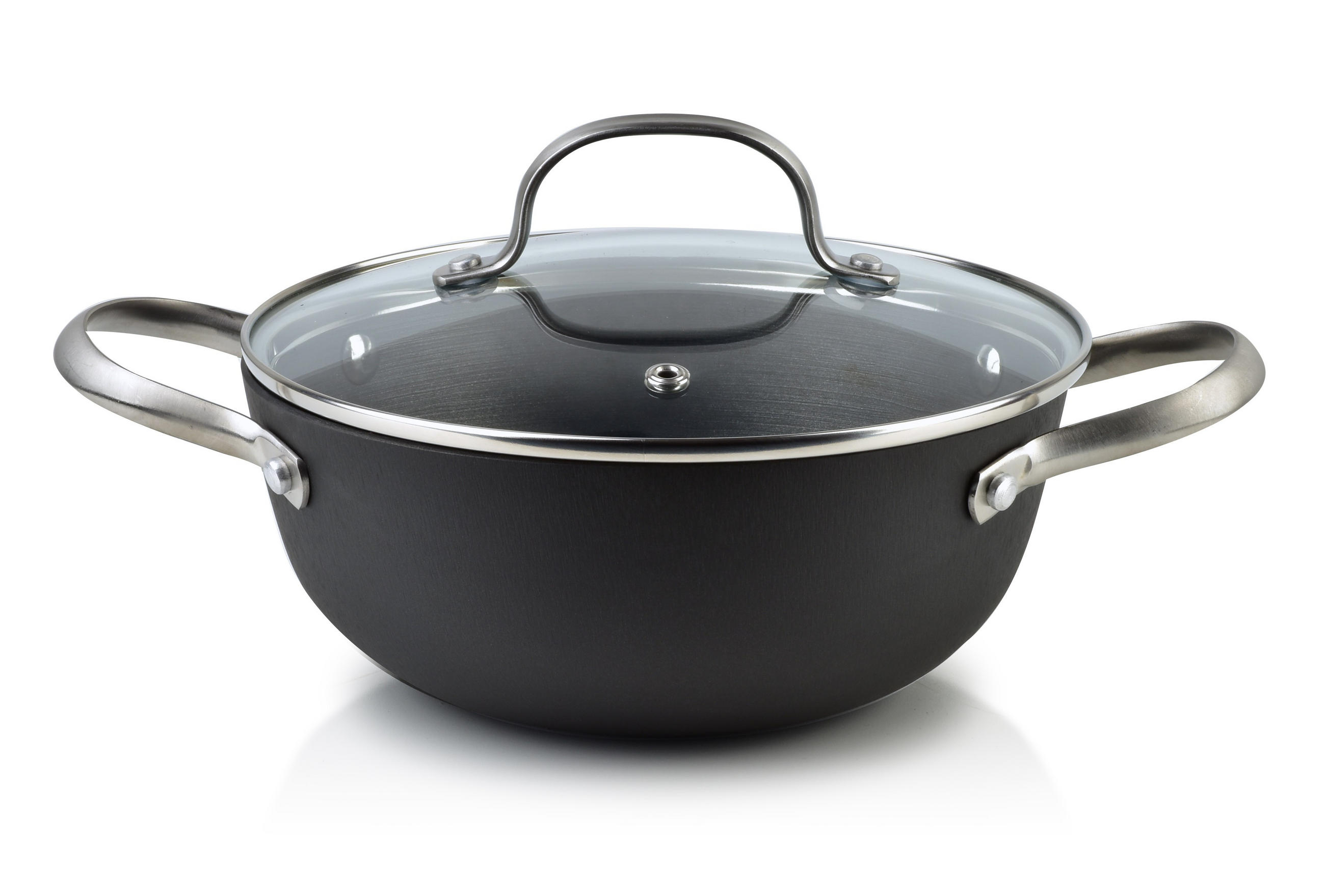 TOPF Pak Choi Schwarz 30/20/8.5 cm Metall - Schwarz, Metall (30cm) - Mondex