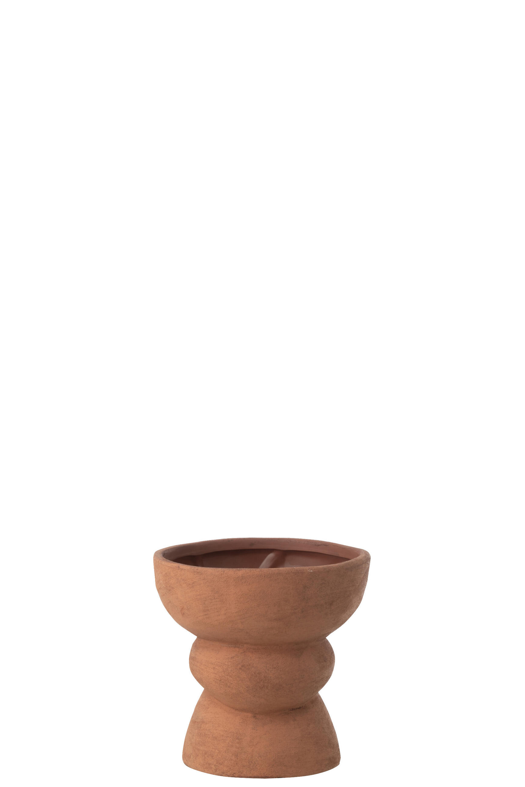BLUMENTOPF NANA Braun - Braun, Keramik (19.5/19cm) - J-Line