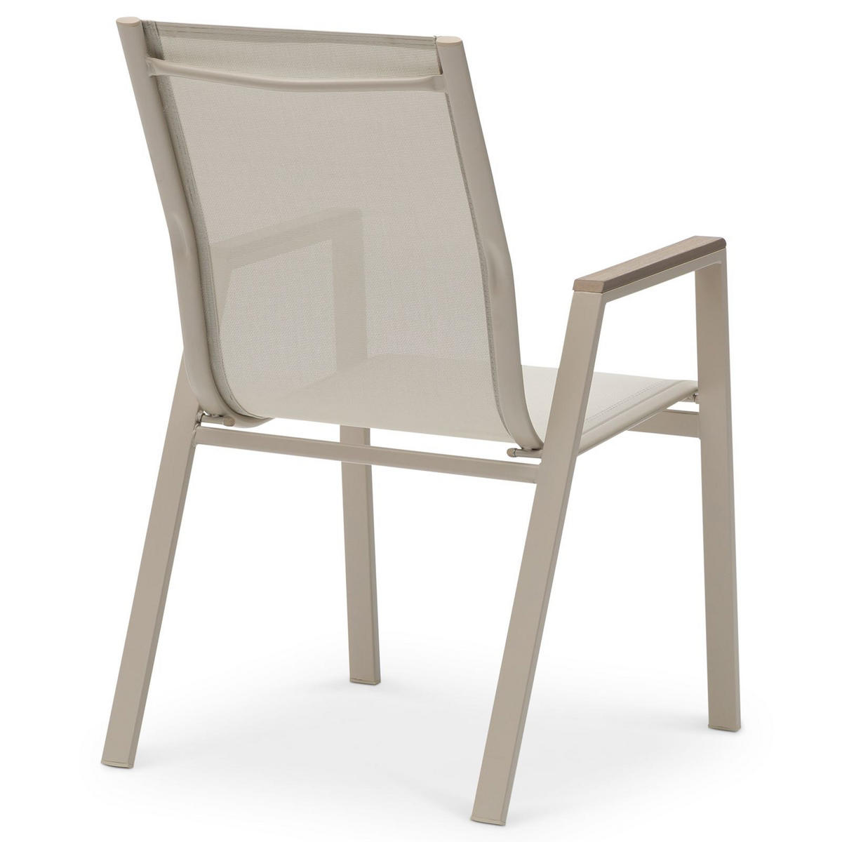 GARTENSTÜHLE MONDELLO 6er-Set hellgrau - Hellgrau, Metall (47/90/42cm) - IDIMEX