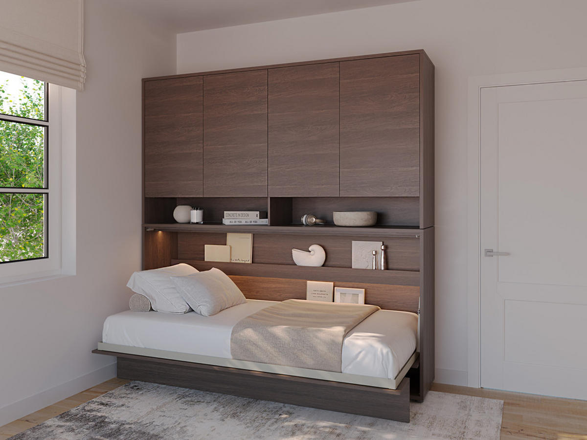 SCHRANKBETT BED CONCEPT BC-06 - Alteiche, Holzwerkstoff (90/200cm) - Meblini