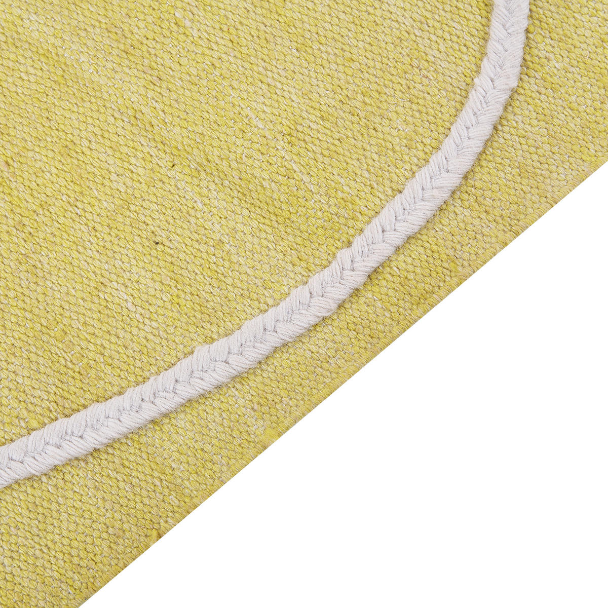 OUTDOOR-TEPPICH Yavu 200/140 cm - Gelb, Kunststoff (140/200cm) - Beliani